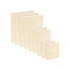 Pllieay Paquete de 9 tableros de lienzo de madera de 3