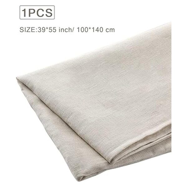 Pllieay Tela de lino 100 puro natural de 39 x 55