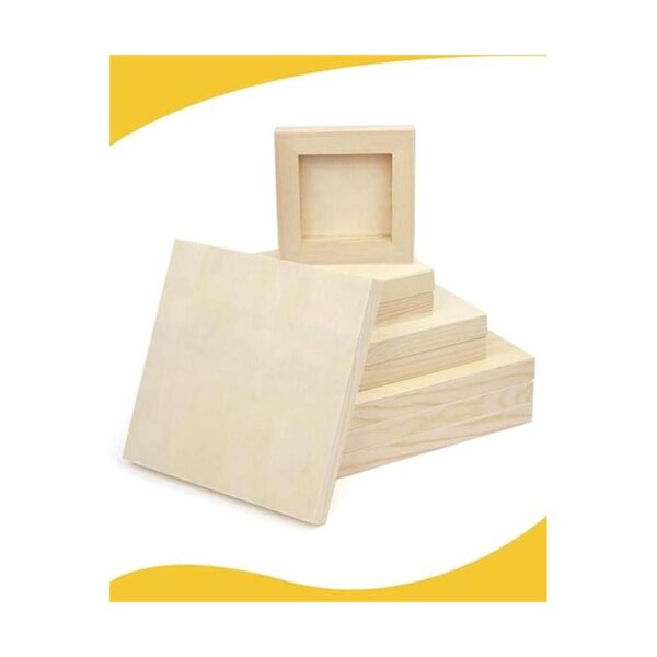 Pllieay Paquete de 9 tableros de lienzo de madera de 3
