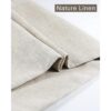Pllieay Tela de lino 100 puro natural de 39 x 55