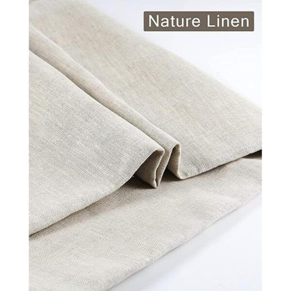 Pllieay Tela de lino 100 puro natural de 39 x 55