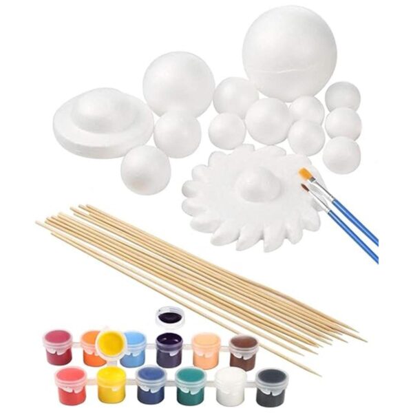Pllieay El kit de bolas de espuma para modelo del sistema_2