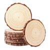 Pllieay 8 piezas de rebanadas de madera de 6 a 6.3