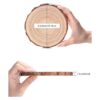 Pllieay 8 piezas de rebanadas de madera de 6 a 6.3