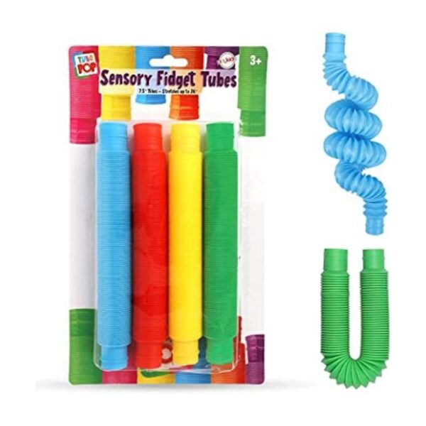 Playkidz Juguetes sensoriales de tubos estallados_1