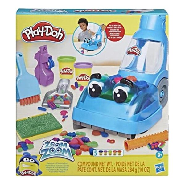 PlayDoh Zoom Zoom Juguete de aspiradora y limpieza_1