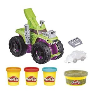 PlayDoh Wheels Chompin Monster Truck Juguete para niños_1
