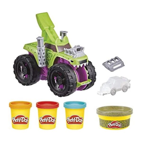 PlayDoh Wheels Chompin Monster Truck Juguete para niños_1