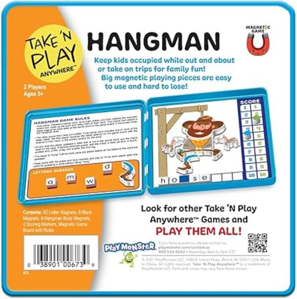 PlayMonster Take N Play Anywhere Hangman 6.75 pulgadas_3