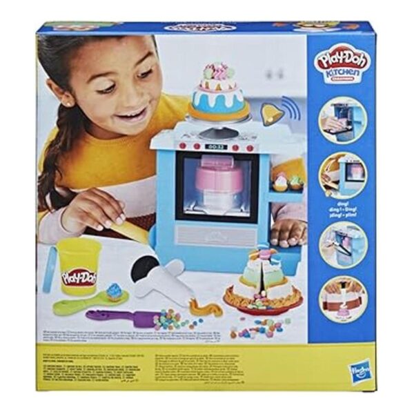 PlayDoh Kitchen Creations Rising Cake Oven Bakery Juego_3