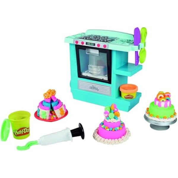 PlayDoh Kitchen Creations Rising Cake Oven Bakery Juego_6