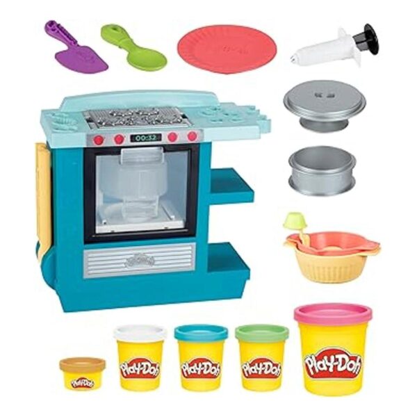 PlayDoh Kitchen Creations Rising Cake Oven Bakery Juego_5