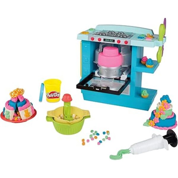 PlayDoh Kitchen Creations Rising Cake Oven Bakery Juego_4
