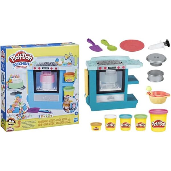 PlayDoh Kitchen Creations Rising Cake Oven Bakery Juego_1