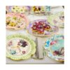 Platos y tazas de papel de Alice and Wonderland platillos