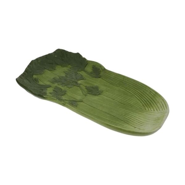 Plato rectangular de cerámica para servir con temática_1