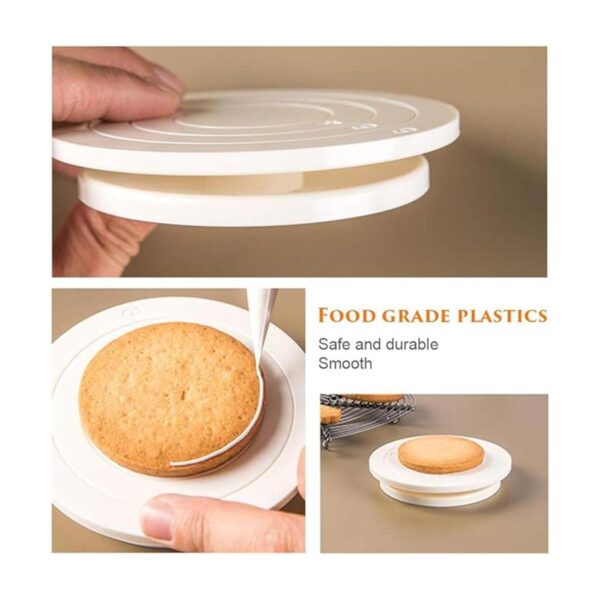 Plato giratorio para decoración de galletas de 4.7 in