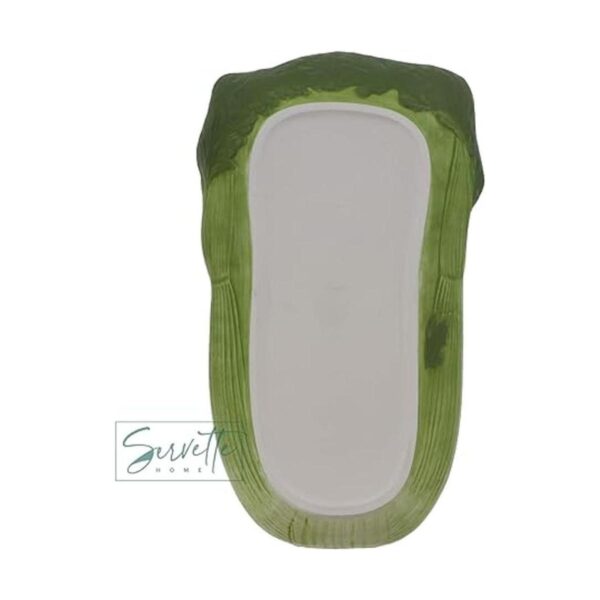 Plato rectangular de cerámica para servir con temática_4