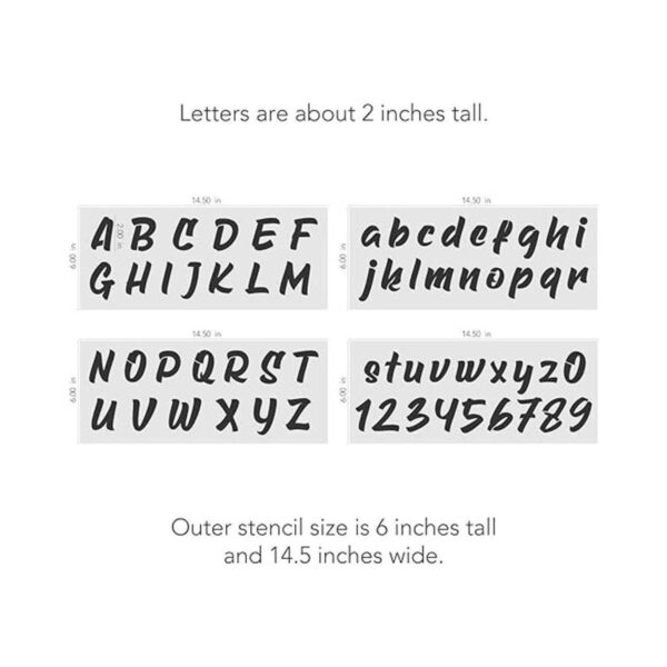 Plantillas de letras todas las letras y números