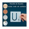 Plantillas para azulejos de 26 piezas de 4.0 in con letras
