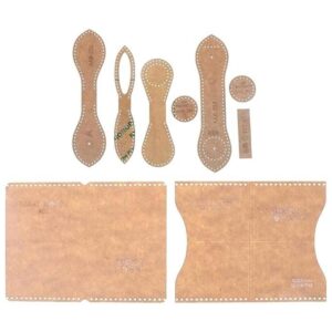 Plantillas de cuero de acrílico para manualidades para