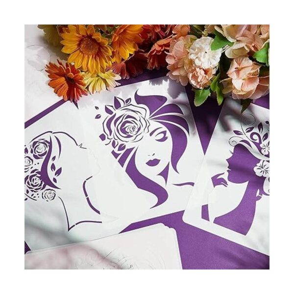 Plantilla de pintura para mujer 14 piezas para mujer