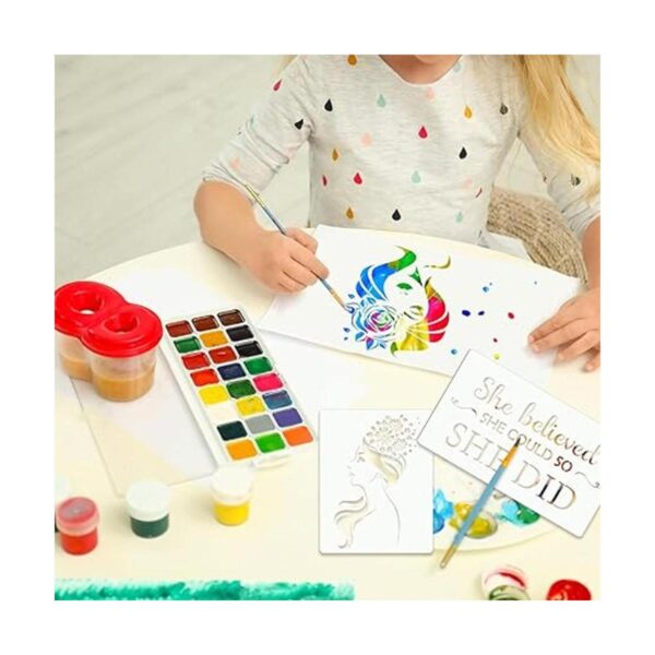 Plantilla de pintura para mujer 14 piezas para mujer