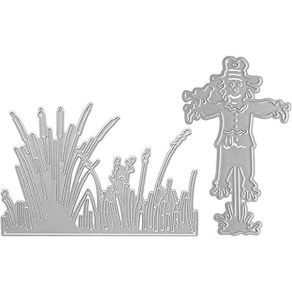 Plantilla de moldes de corte de espantapájaros para_1