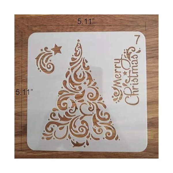 Plantilla de 8 plantillas de Navidad plantillas de