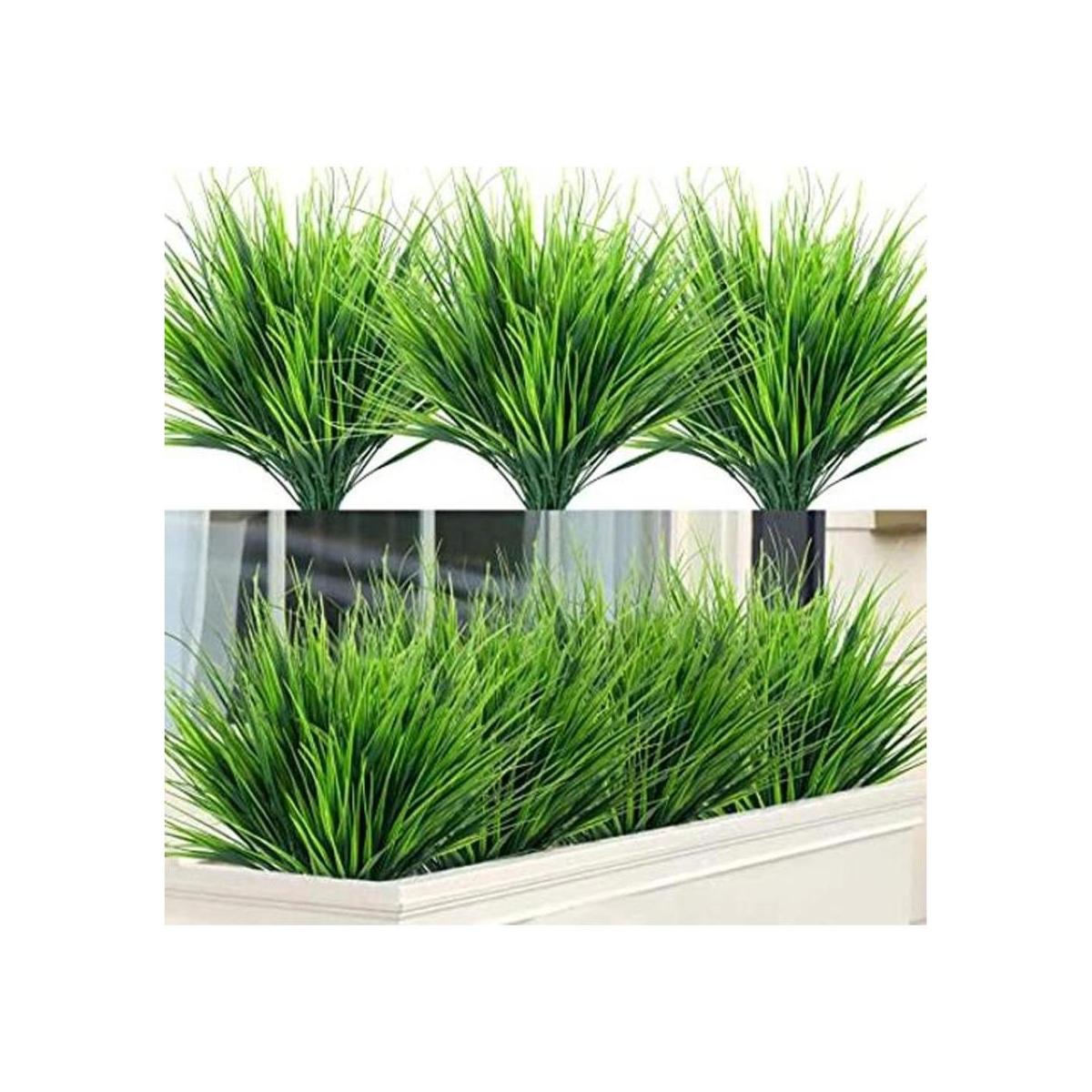 Plantas falsas artificiales de hierba de trigo para