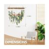Plantas artificiales de eucalipto para colgar en la pared
