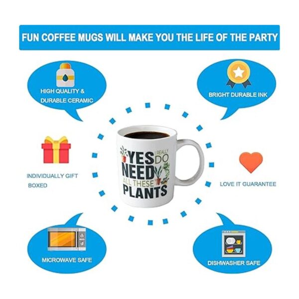 Plant Lover Gifts and Plant Mom Plant Lady Coffee Mug