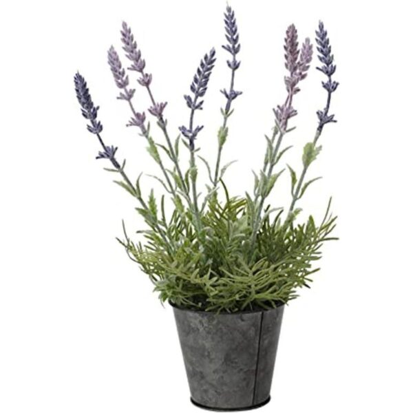 Planta de lavanda sintética de 13 pulgadas de alto flores