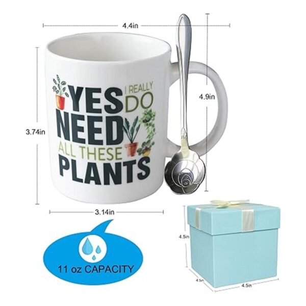 Plant Lover Gifts and Plant Mom Plant Lady Coffee Mug