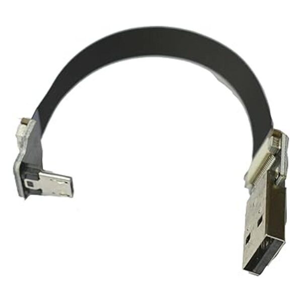 Plano Slim delgada cinta cable FPC FPV Negro ángulo de 90_6