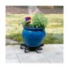 Plant Stand 18410 carrito bajo para plantas color negro