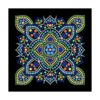 Plaid Kit de lunares moderno tradicional de mandala_1