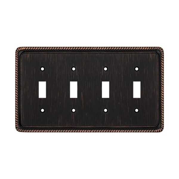 Placa decorativa de pared con borde de cuerda cubierta de
