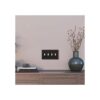 Placa decorativa de pared con borde de cuerda cubierta de