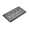 Placa decorativa de pared con borde de cuerda cubierta de