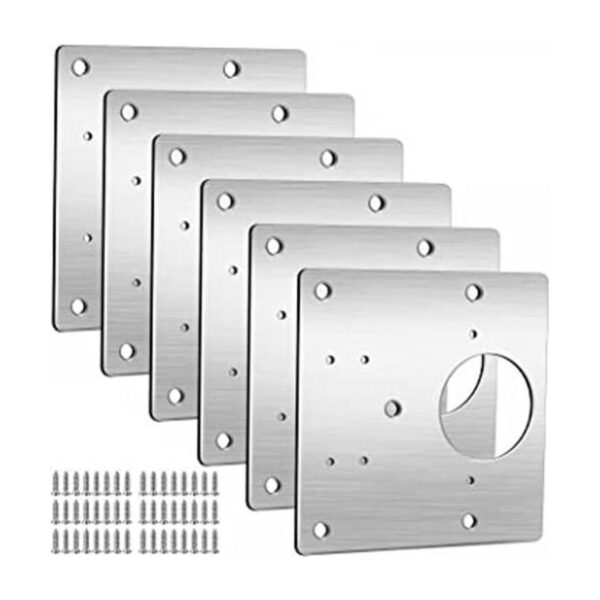 Placa de reparación de bisagras de gabinete kit de
