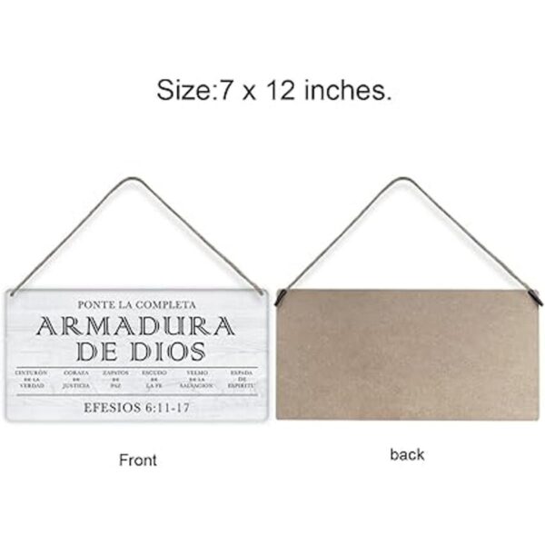 Placa de pared rústica para colgar en la pared de la_2
