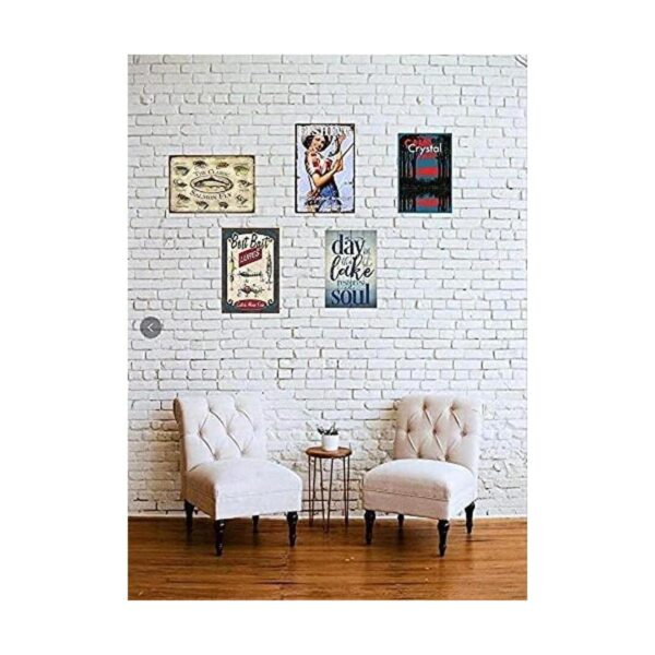 Placa de metal para pared con texto en inglés To Be A_4