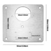 Placa de reparación de bisagras de gabinete kit de