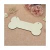 Placa de madera de hueso para perro 3 unidades de placa