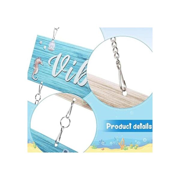 Placa de metal para colgar en la playa decoración de