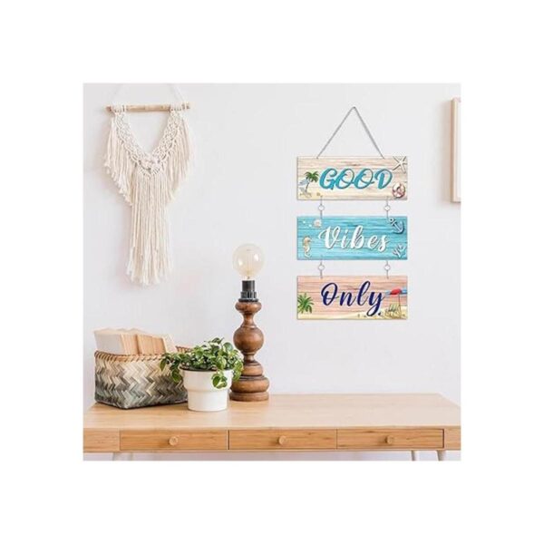 Placa de metal para colgar en la playa decoración de