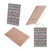 Placa de madera para colgar con motivo para decoración de