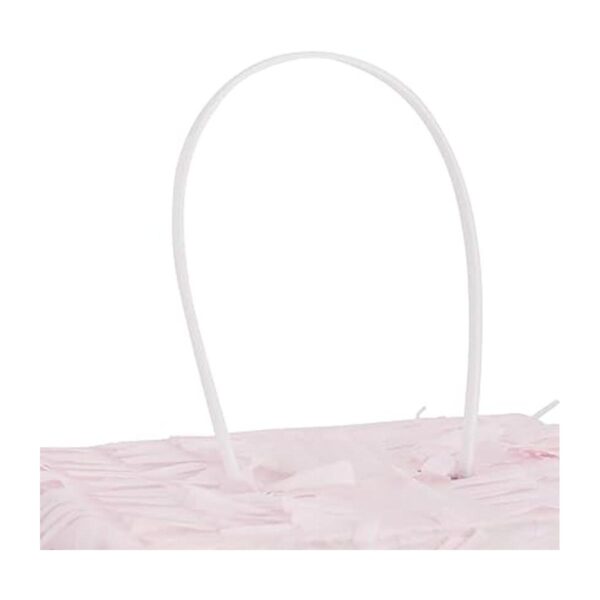 Piñata pequeña rosa y dorada número 5 para decoración de_4