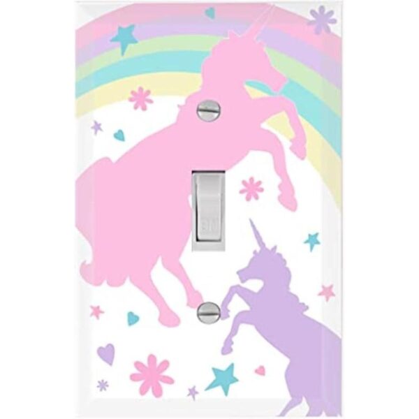 Placa de cubierta de interruptor de luz para niñas_1